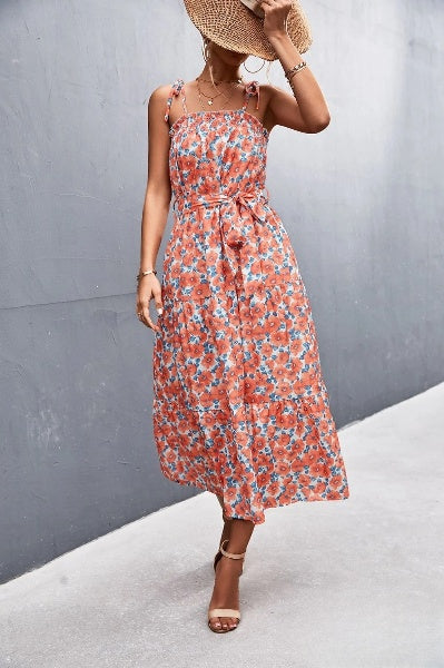 – Langes Bohemian-Kleid