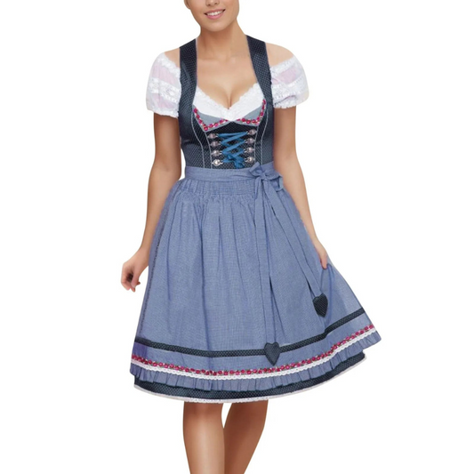 Damen Anmutiges Oktoberfest Dirndl Kleid | 2024