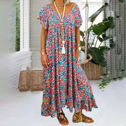 Klassisches Maxikleid im Boho-Stil