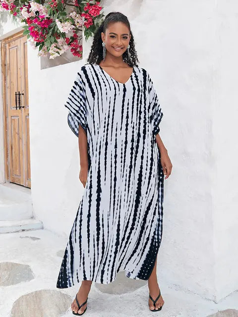 Strandkleid mit Bohemia-Print für Damen