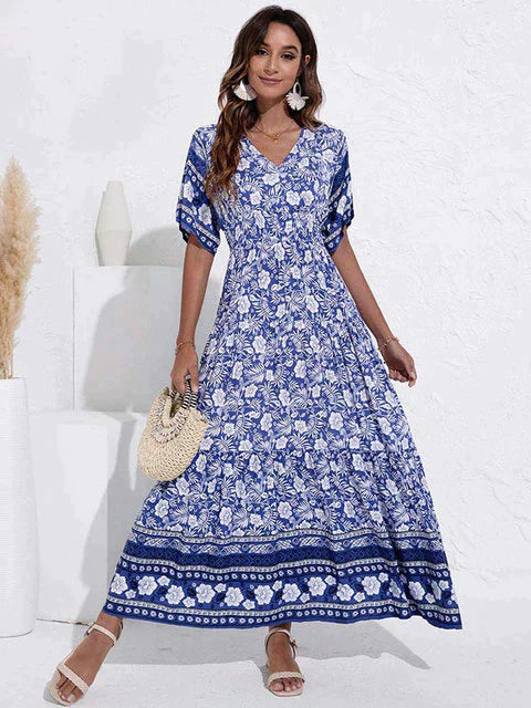 Emma | Bohème Maxikleid - Maxikleid Boho-Stil