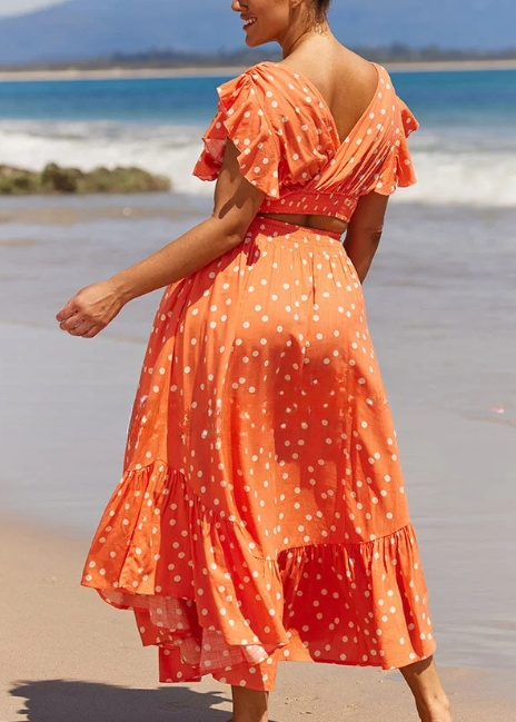 Polka Dot Print Kleid von "Day on The Beach"