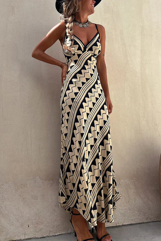 Ethnisches Print-Kleid