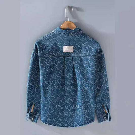 Azurblaue | Fleece gefütterte Jacke