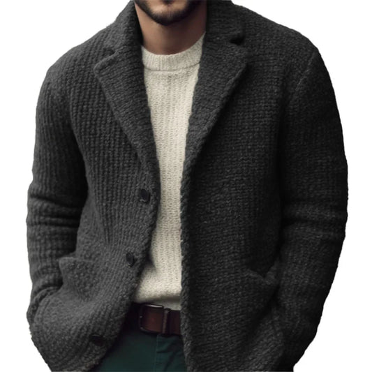 Elegante Herren-Strickjacke