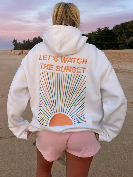 Alisa™ - Hübsches Sunset Hoodie