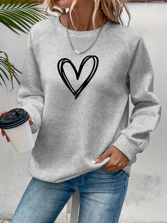 Tanja™ - Lässiger Herzpullover