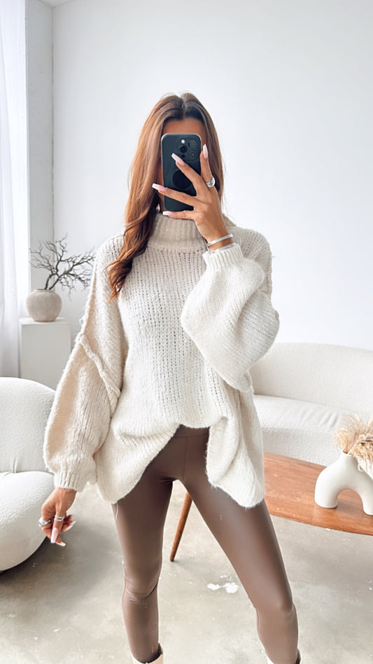 Ultra Oversize Kuschel Pullover