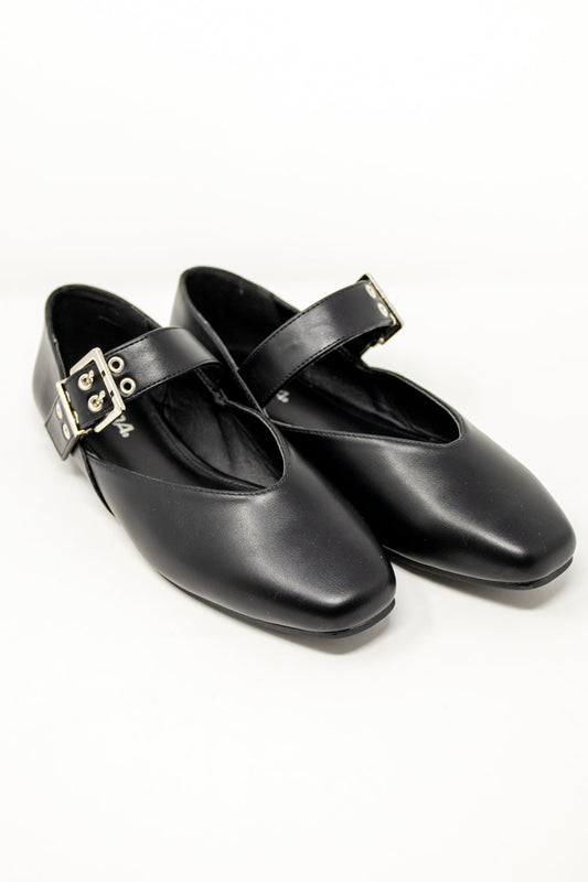 Midtown Moments Square Toe Ballet Flats