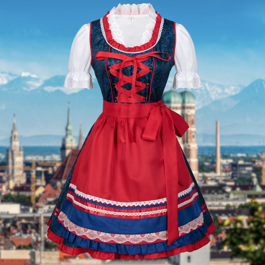 AMELIE - Einzigartige Tracht für Damen mit Schürze und Bluse