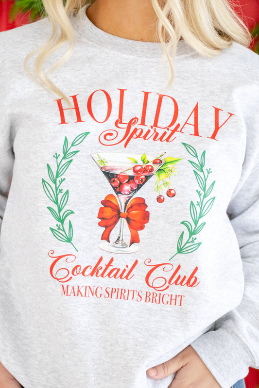 Holiday Spirits Graphic Sweatshirt