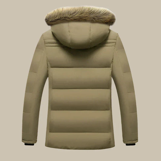 ArcticStyle™ - Pufferjacke mit Fellkapuze