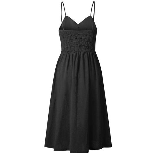 Elegantes Sommerkleid in Midilänge für Damen