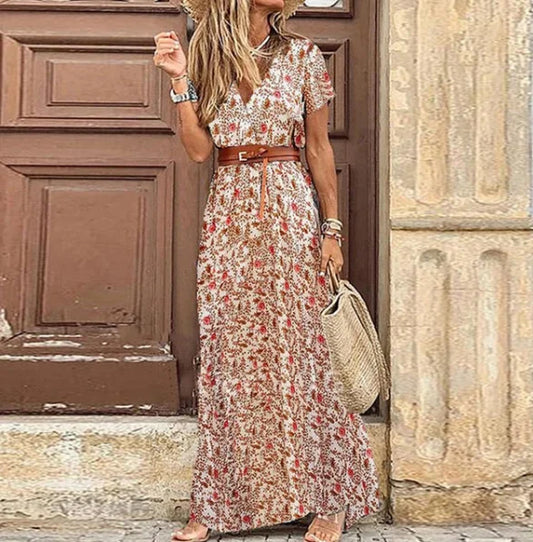 Boho Strand Maxi Jurk