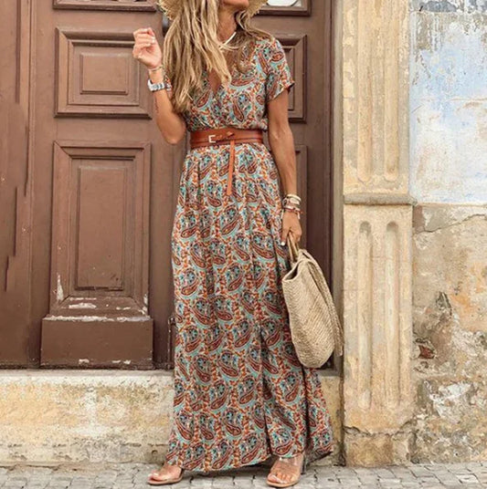 Boho Strand Maxi Jurk