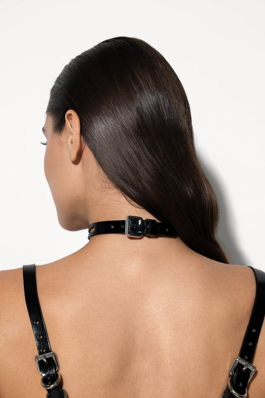 Ring Leather Collar