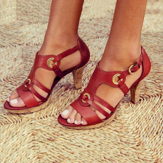 PU Leather Bohemian Style Sandal