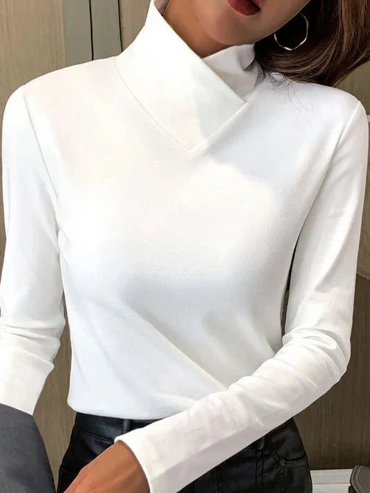 Stella | Eleganter Rollkragenpullover mit hohem Halsausschnitt