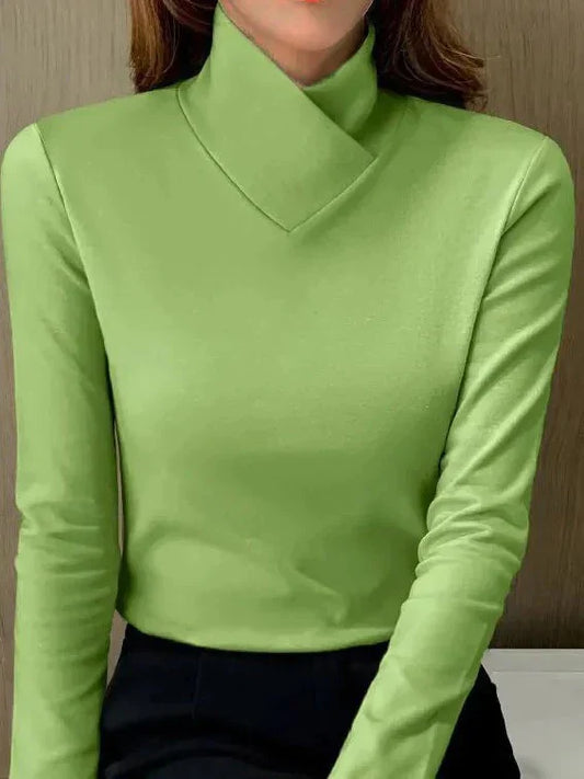 Stella | Eleganter Rollkragenpullover mit hohem Halsausschnitt