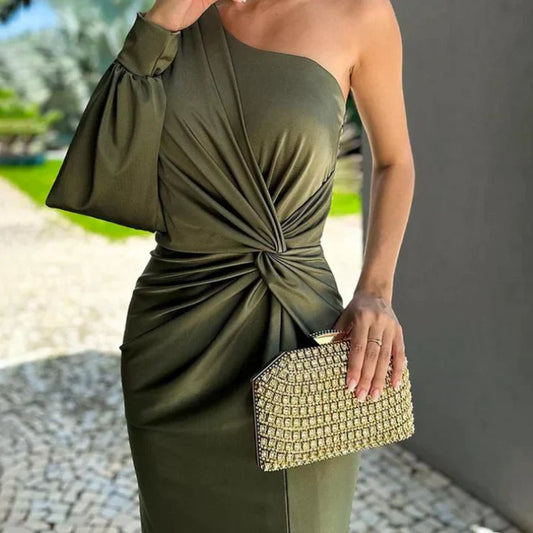 Damen Kleid | Olivgrün