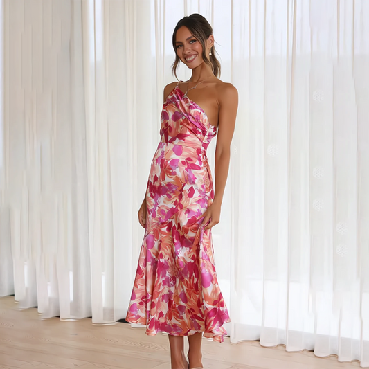 Modernes Blumen Kleid