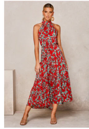 Elegantes ärmelloses Sommerkleid für Damen