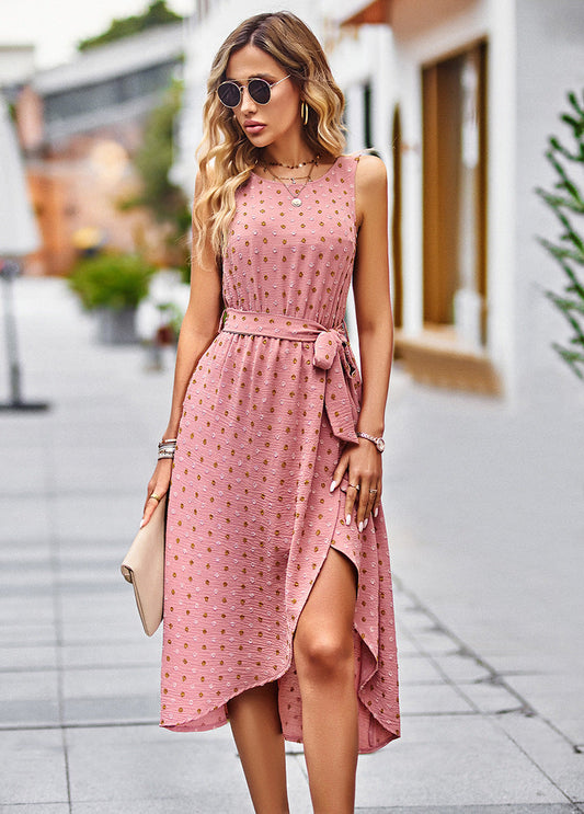 Midikleid mit Polka-Dot-Muster