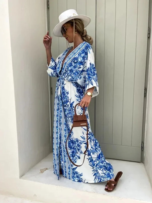 Bohème Kimono Maxikleid