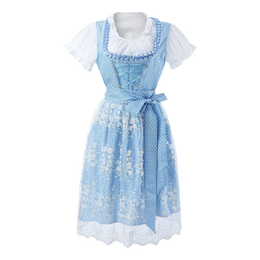 Damen Dirndl Oktoberfest Kleid