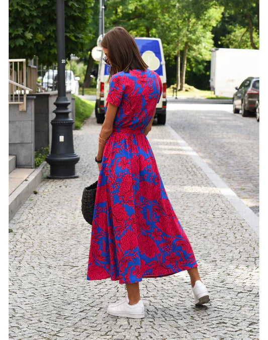 – langes sommer-strandkleid