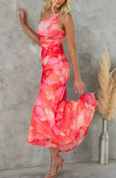 Debbi Blumen Maxi Kleid