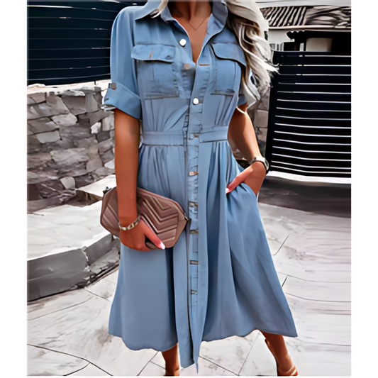 Damen Kleid | Blau