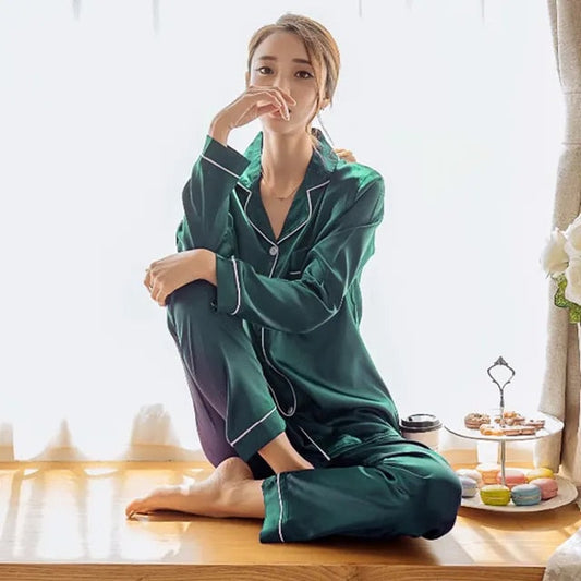 Xyrisa Satin Pajamas