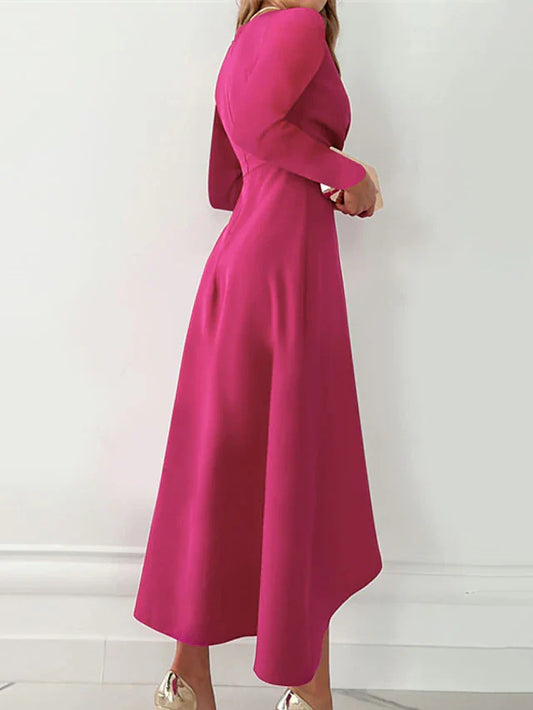 Elegantes Herbst MIDI Kleid