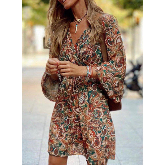 Frauen Boho Kleid