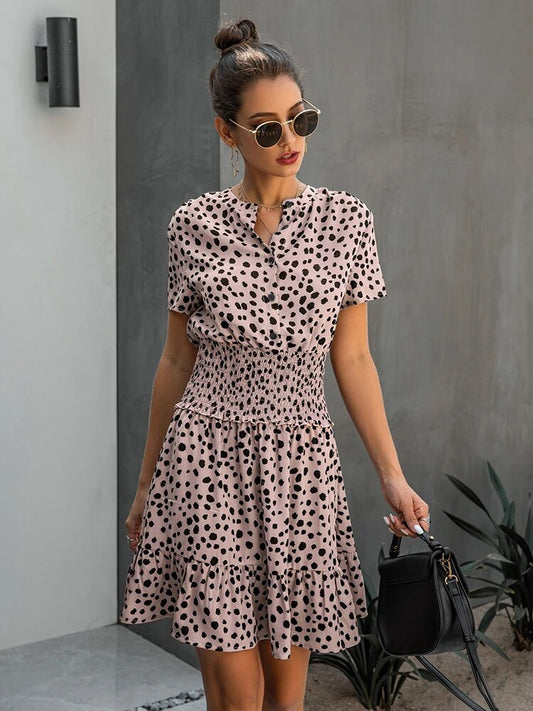 Leoparden Minikleid