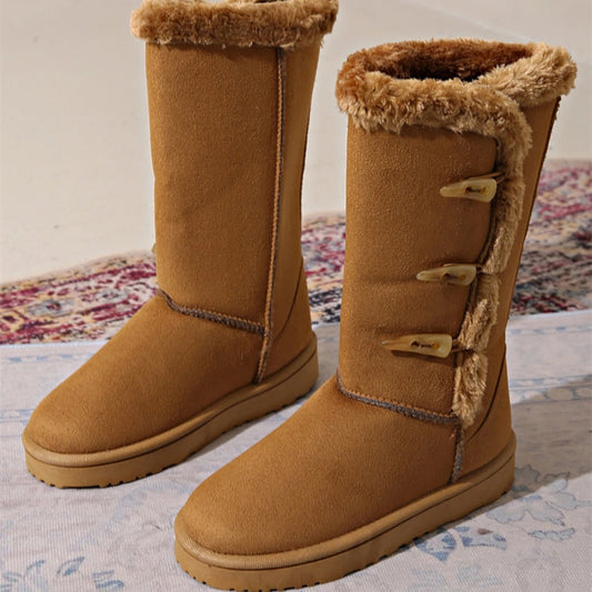 Albrecht® | Kuschelige Winterstiefel mit Knopfdetails