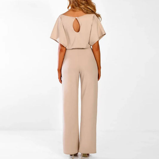 GlamourLine™ Eleganter Jumpsuit mit schmeichelhaftem Bund