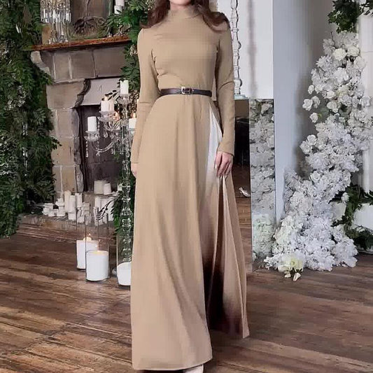 Rundhalsausschnitt Elegantes Kleid