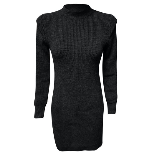 Damen Elegantes Langarm Kleid