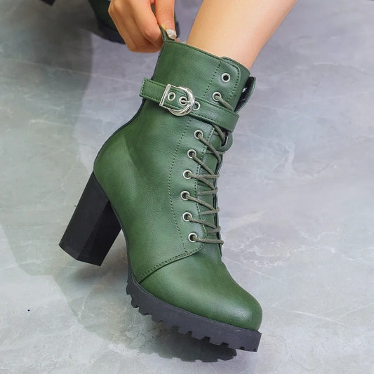 Zoe Marie | Winterstiefel mit hohem Absatz